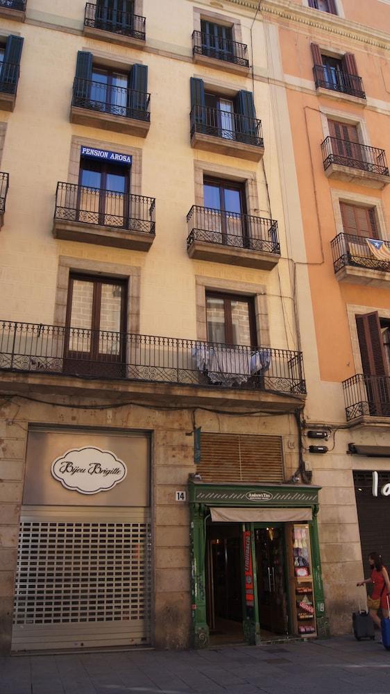 Pension Arosa Barcelona Eksteriør billede